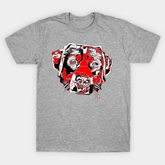 Large Swiss Mountain Dog head face Sennenhund Alpine T-Shirt by 4rpixs